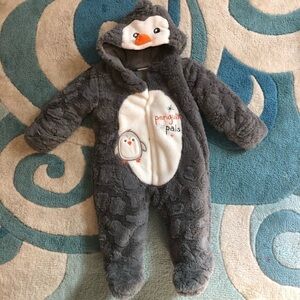 Babies R Us Penguin snowsuit size 6 months